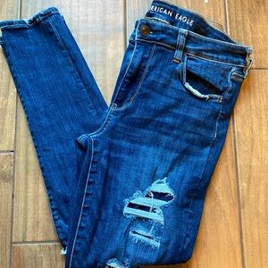 American Eagle Ripped Skinny Jeans